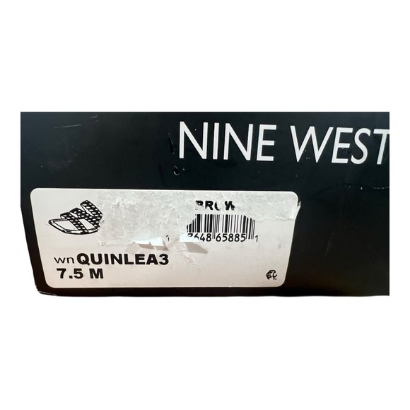 Nine West Quinlea Dark Brown Sandals Size 7.5 New - Picture 10 of 12